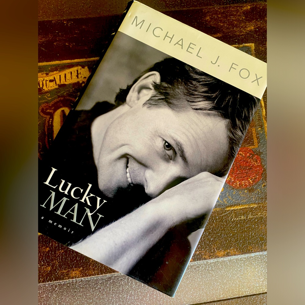 Lucky Man a  memoir  by Michael J. Fox (hardcover book)